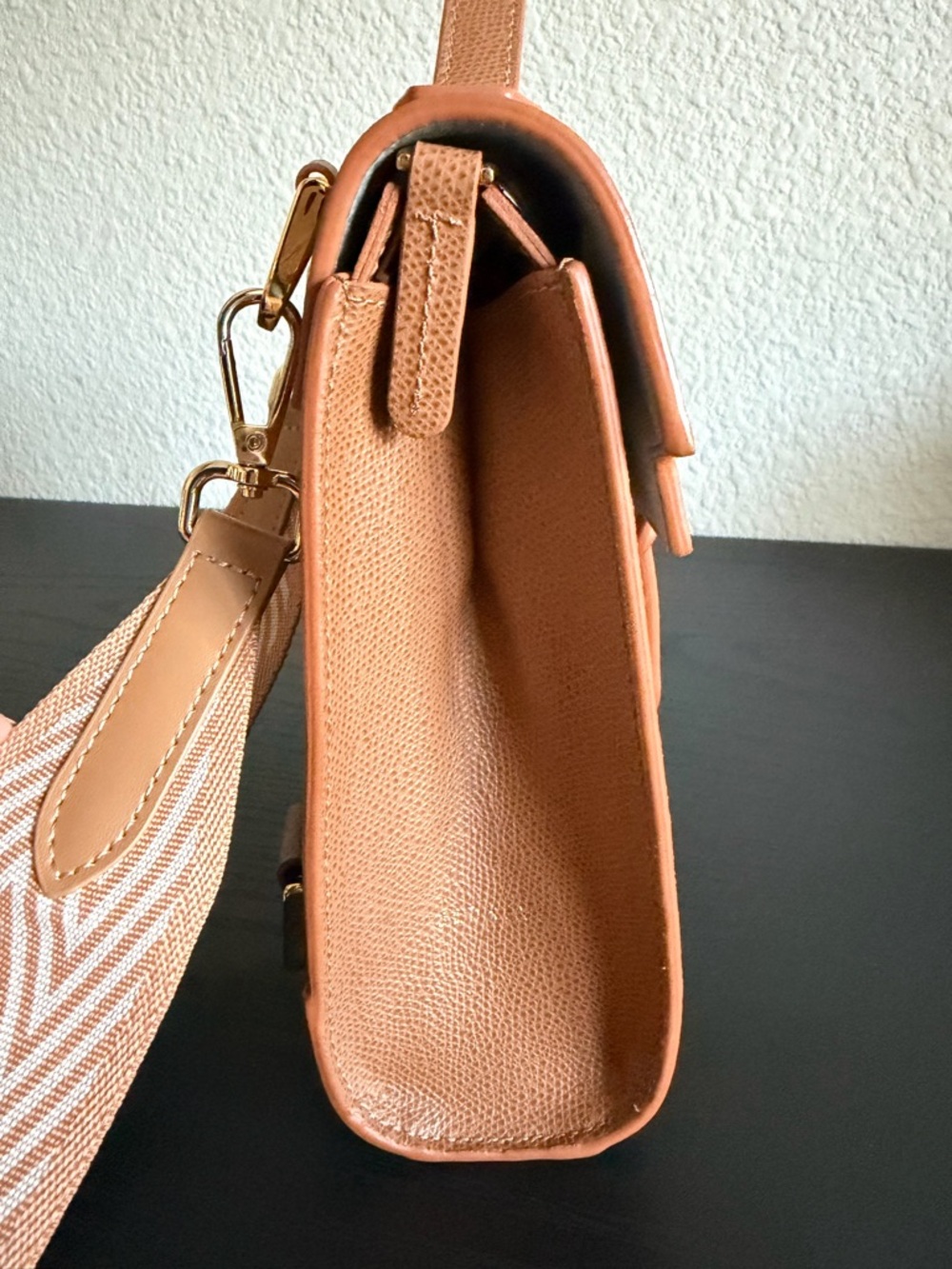Senreve Alunna Bag in Chestnut w/Extra Bonus Strap - Picture 4 of 12